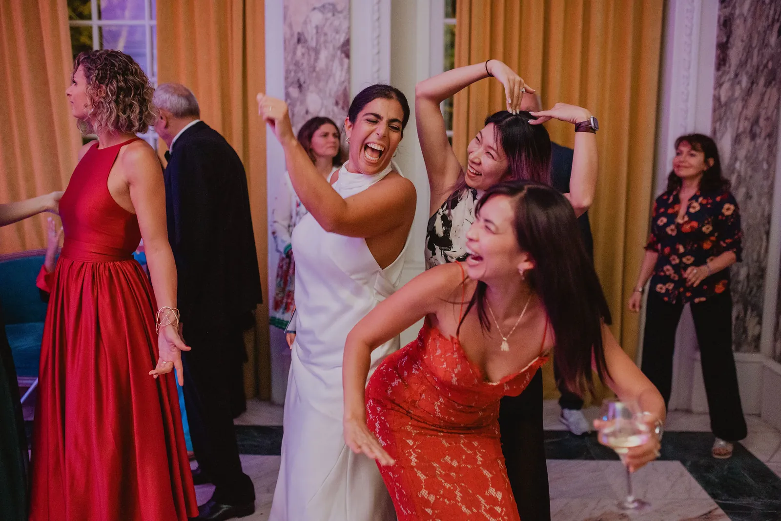 La piste de danse en fin de soirée